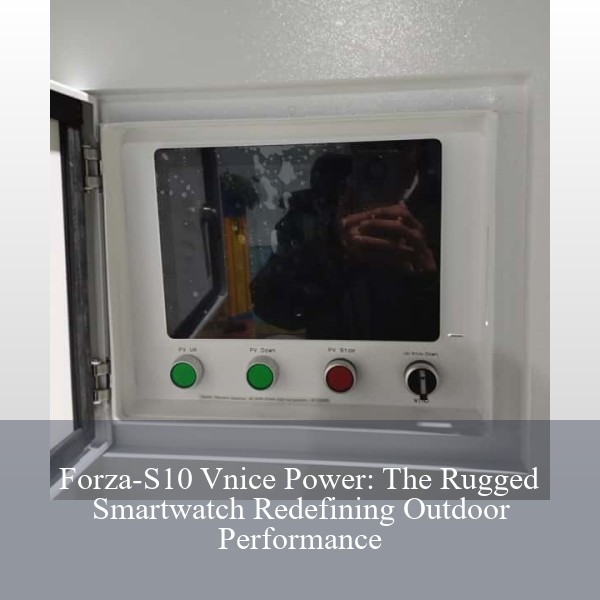 Forza-S10 Vnice Power: The Rugged Smartwatch Redefining Outdoor Performance